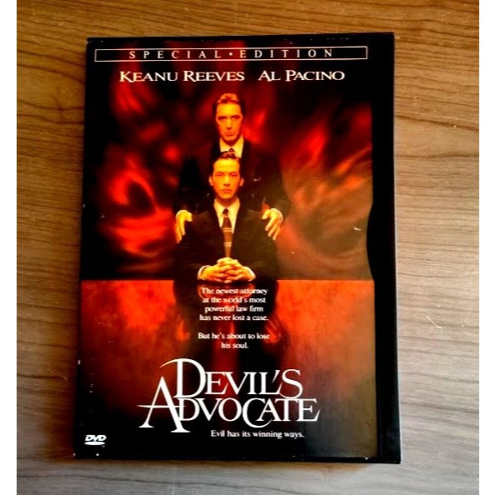 The Devil's Advocate Supernatural DVD 1997 Comedy Action Keanu Reeves Al Pacino